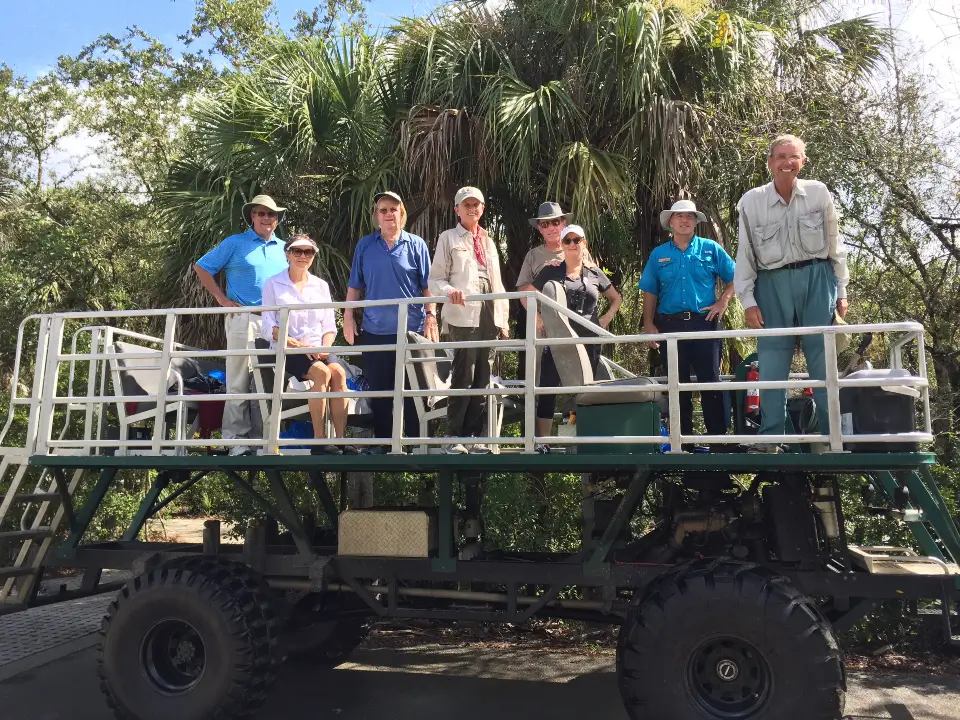 The Naples Trust Company hosts swamp buggy tour