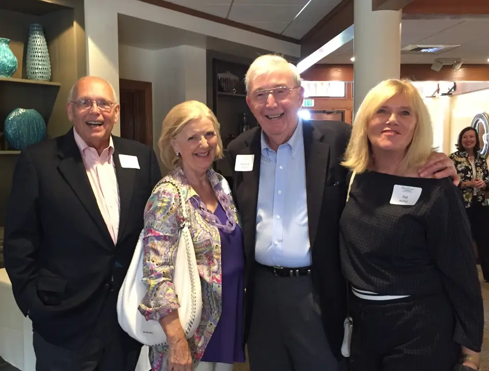 Terry and Christine Flynn with board member emeritus, Dick Botthof and wife, Pat