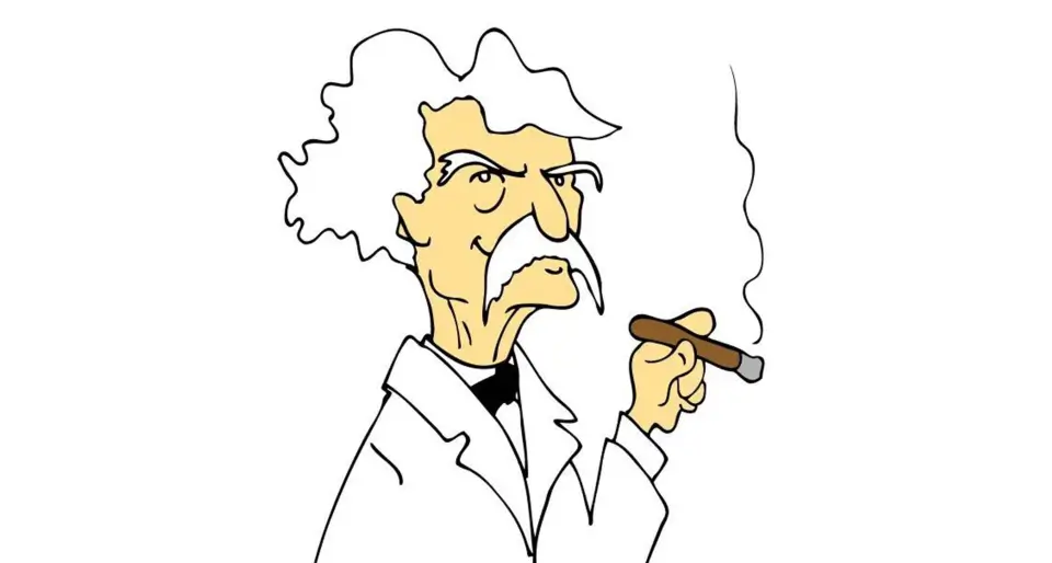 Mark Twain clipart